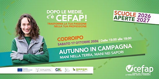 Scuola Aperta CeFAP 2026 - Laboratorio "Autunno in Campagna"