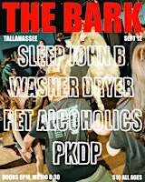 Pocket Knife Dance Party,Sleep John B,Washer Dryer,Pet Alcoholics @The Bark