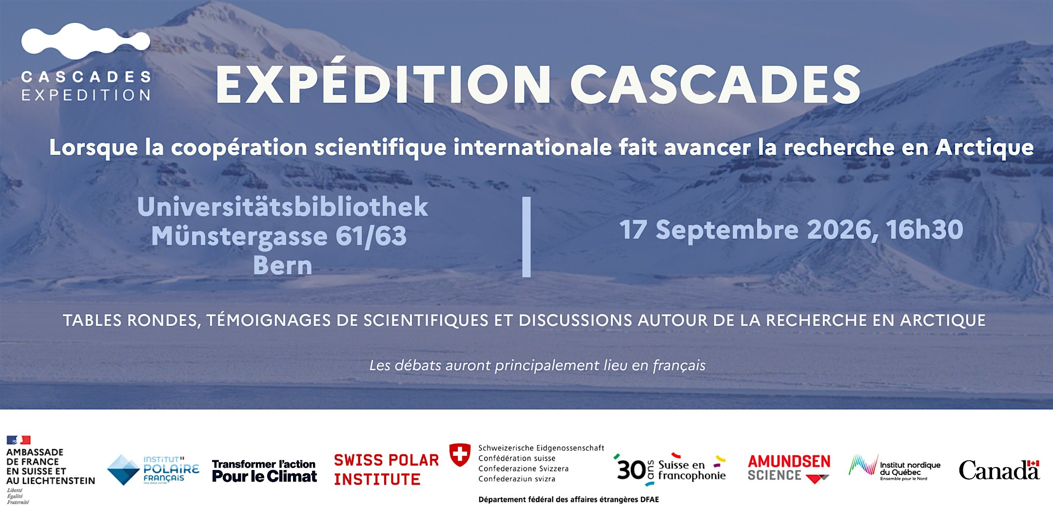 Expédition CASCADES / CASCADES Expedition