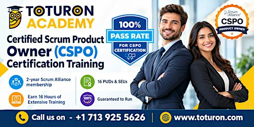 2 Days Certified Scrum Product Owner (CSPO) Training in Las Vegas, NV