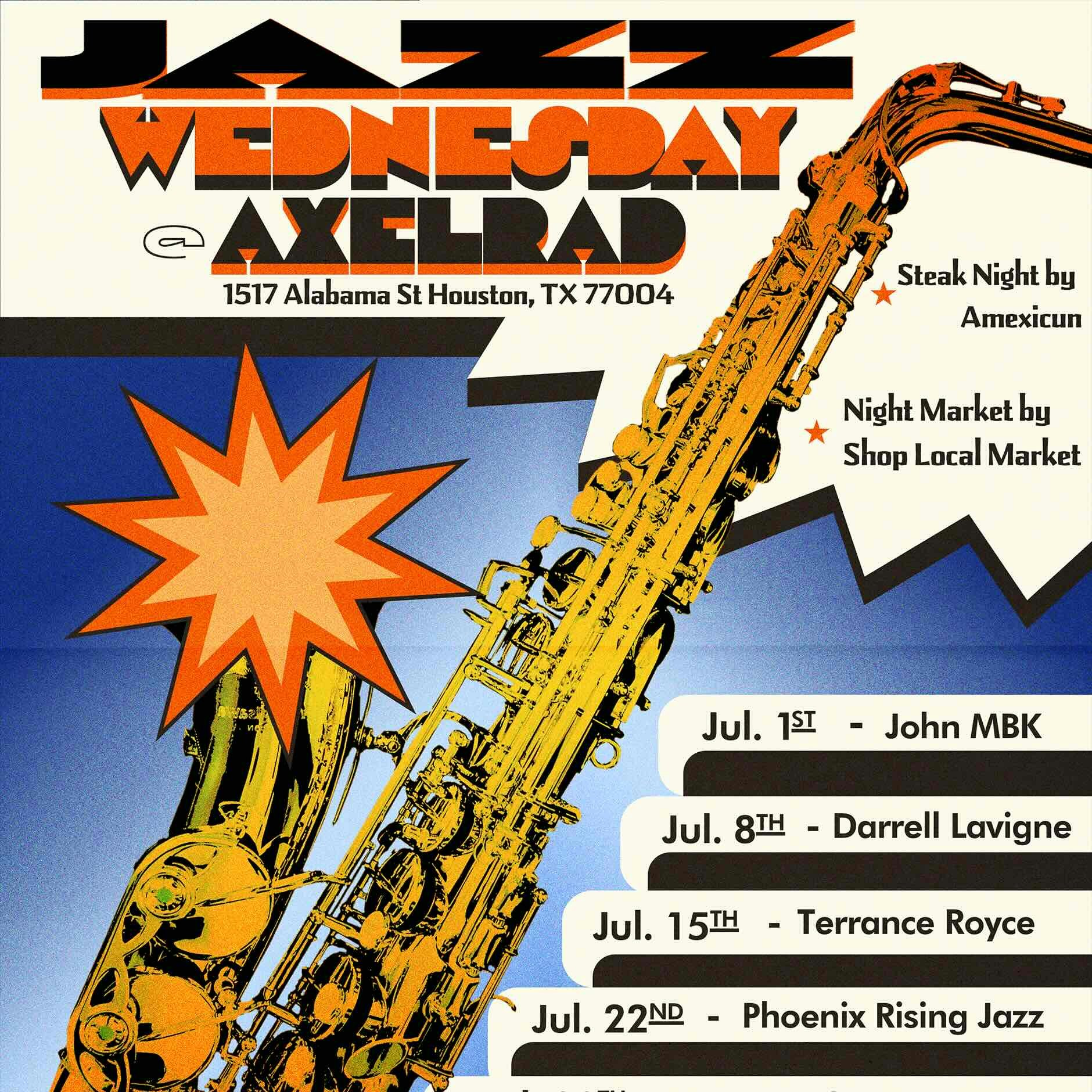 Jazz Wednesdays @ Axelrad 7pm - 10pm