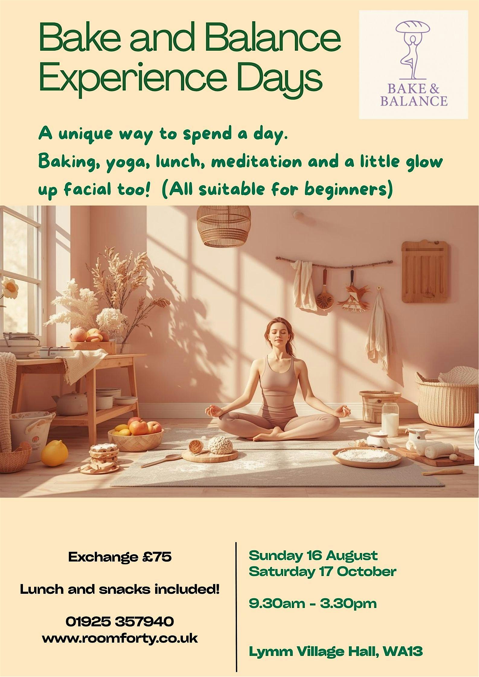 Bake and balance wellbeing day