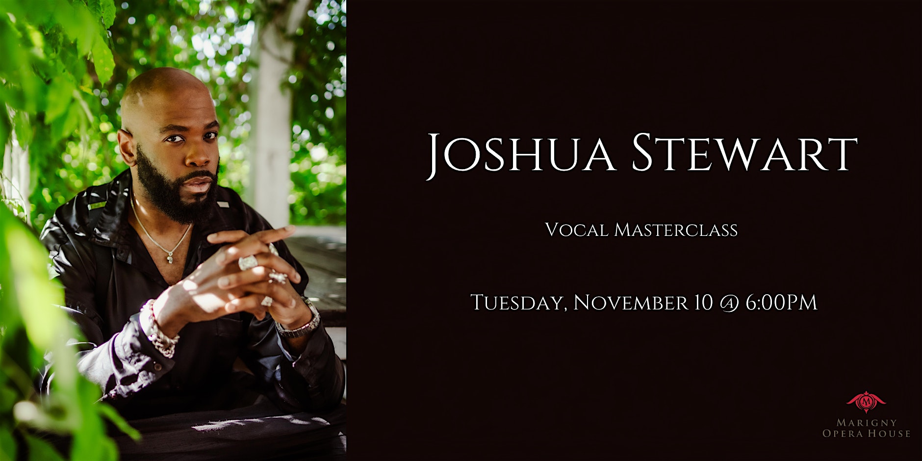 Vocal Masterclass: Joshua Stewart