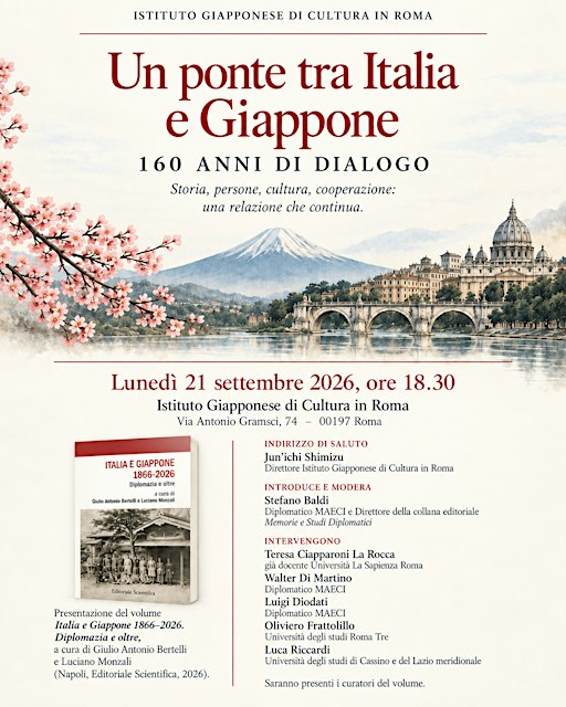 Un ponte tra Italia e Giappone: 160 anni di dialogo