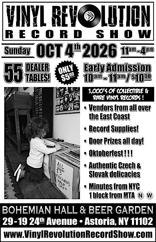 Vinyl Revolution Record Show - Astoria, NY