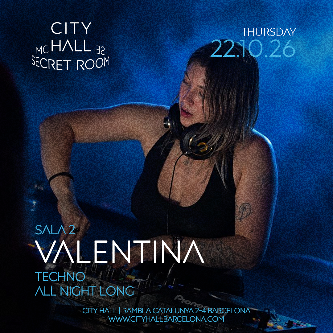 JUEVES | DJ VALENTINA l SECRET ROOM l TECHNO ALL NIGHT LONG