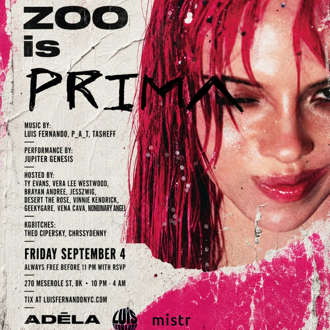 ZOO is PRIMA - ADÉLA's Album Release Party!