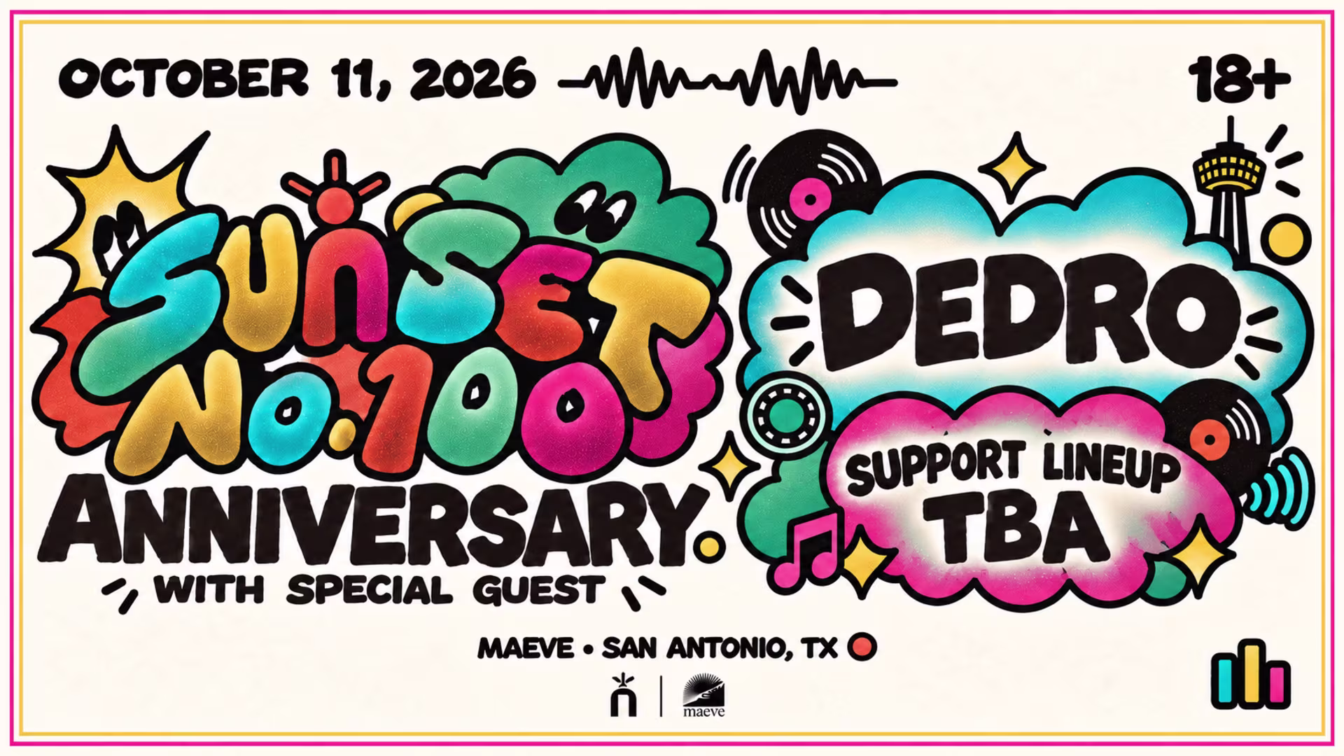 Sunset No. 100 — Dedro + Special Guests