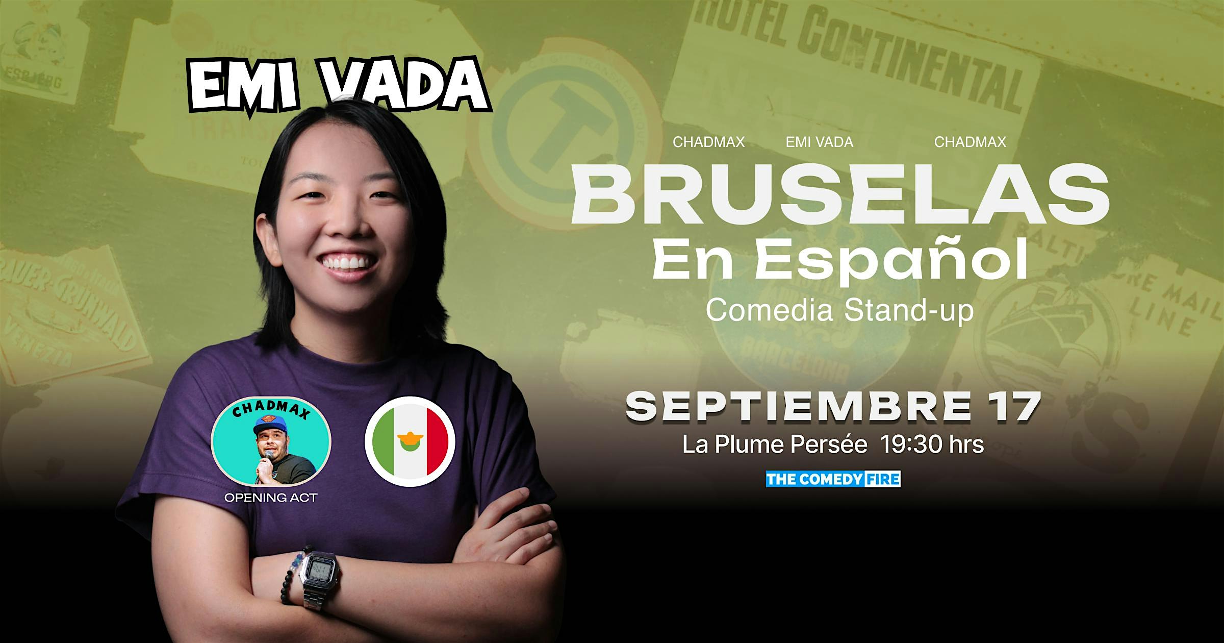 Bruselas en Español #10 -  Showcase de comedia stand-up | con Emi Vada