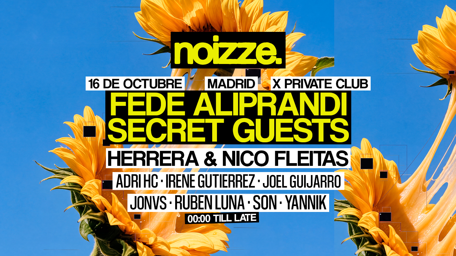 NOIZZE W/ FEDE ALIPRANDI (LTF - NERVOUS) FREE ENTRY