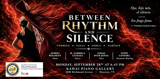 Between Rhythm and Silence, funded in part by the City of Houston - HAA