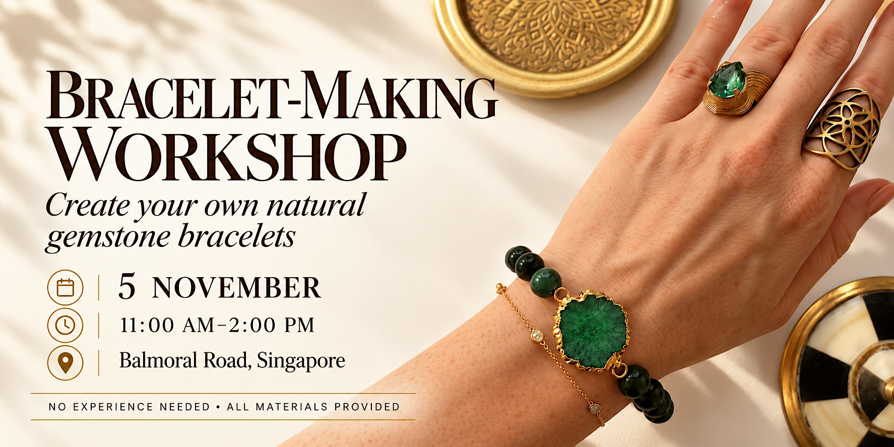 Bracelet making workshop