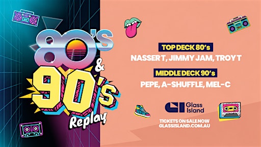 Glass Island - 80's & 90's REPLAY - Sat 14 Nov 2026