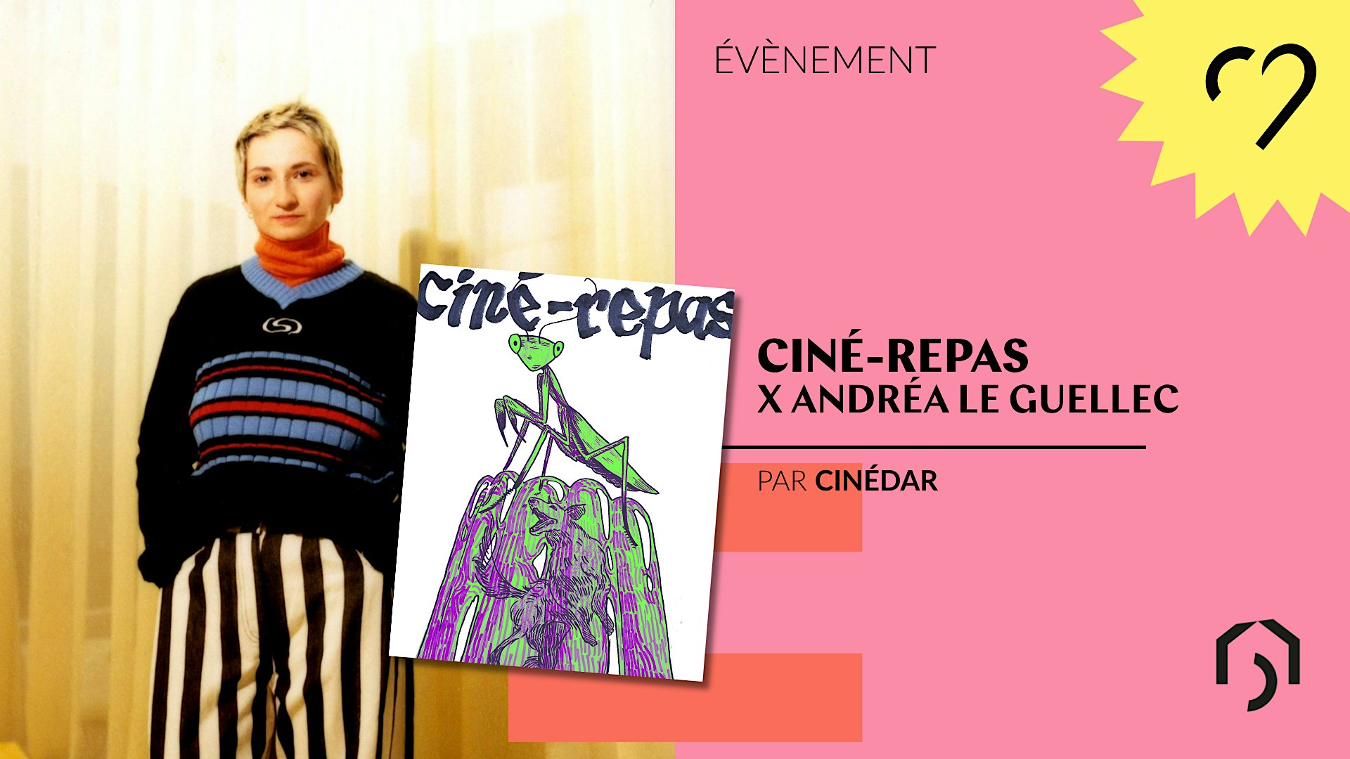 Cine-repas avec Andréa Le Guellec