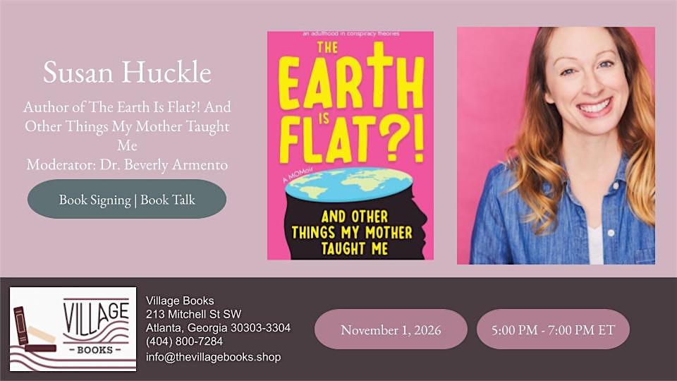 Book Signing and Talk with Susan Huckle