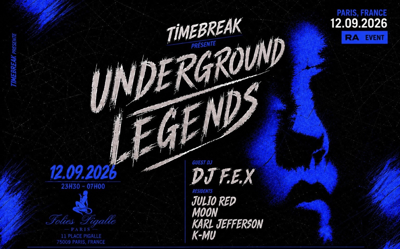 Underground Legends with DJ F.E.X, Julio Red, Moon, Karl Jefferson, K-MU