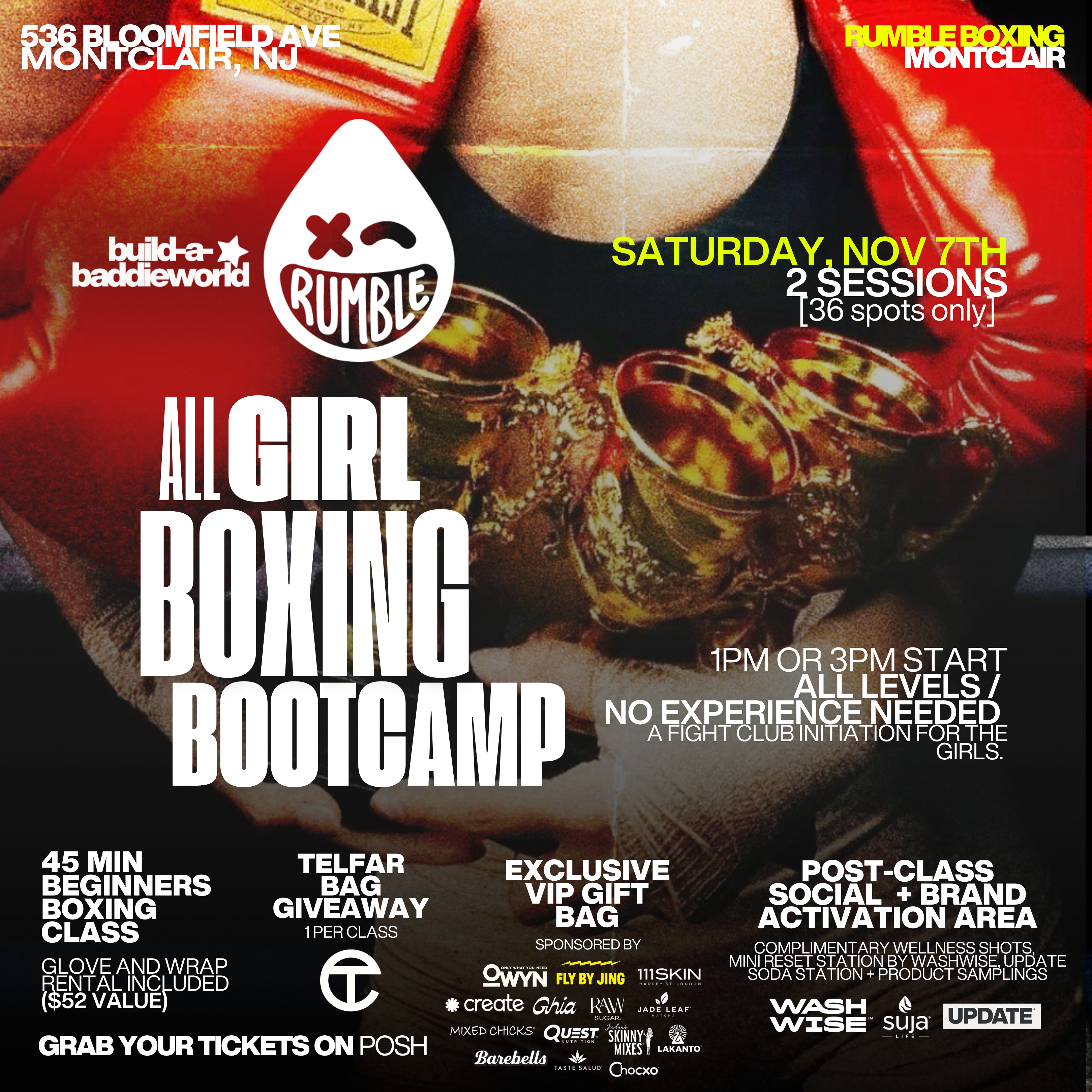 All-Girl Boxing Bootcamp: Rumble Fitness Montclair + Build-A-Baddie