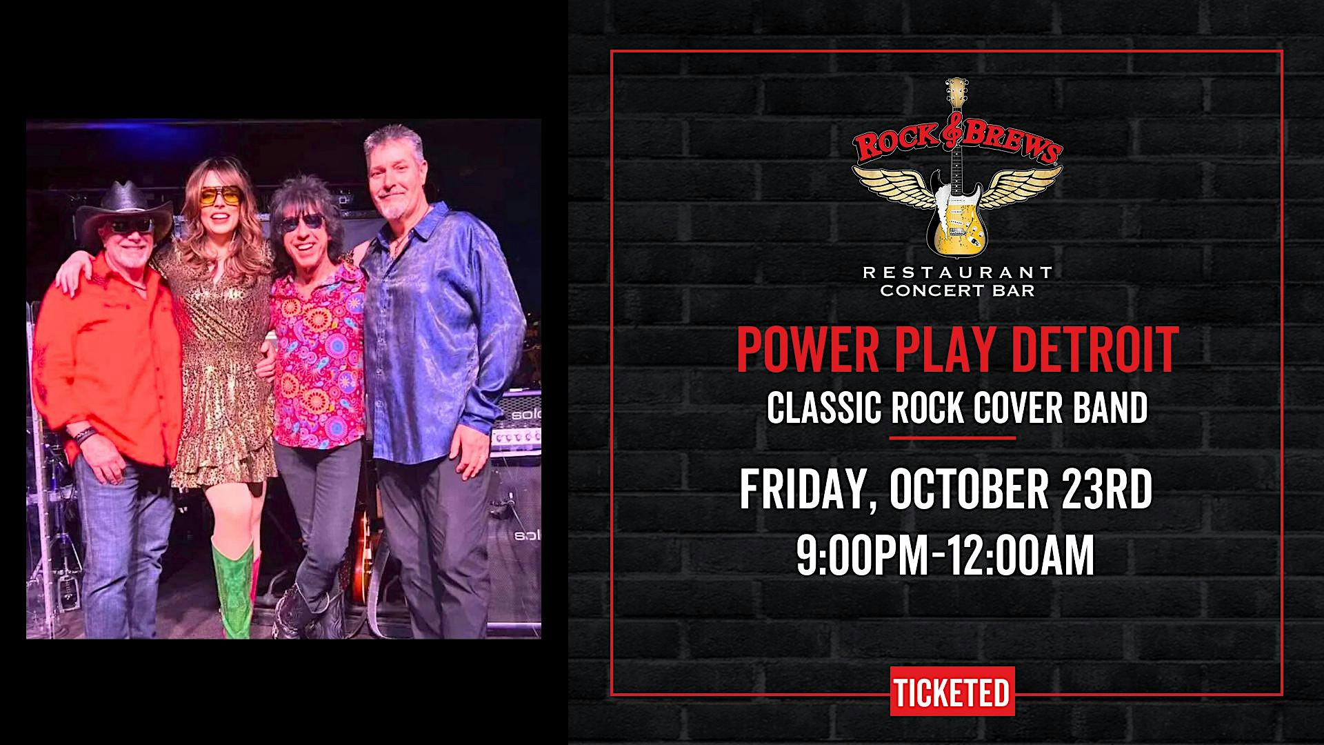 POWER PLAY DETROIT @ Rock & Brews Royal Oak