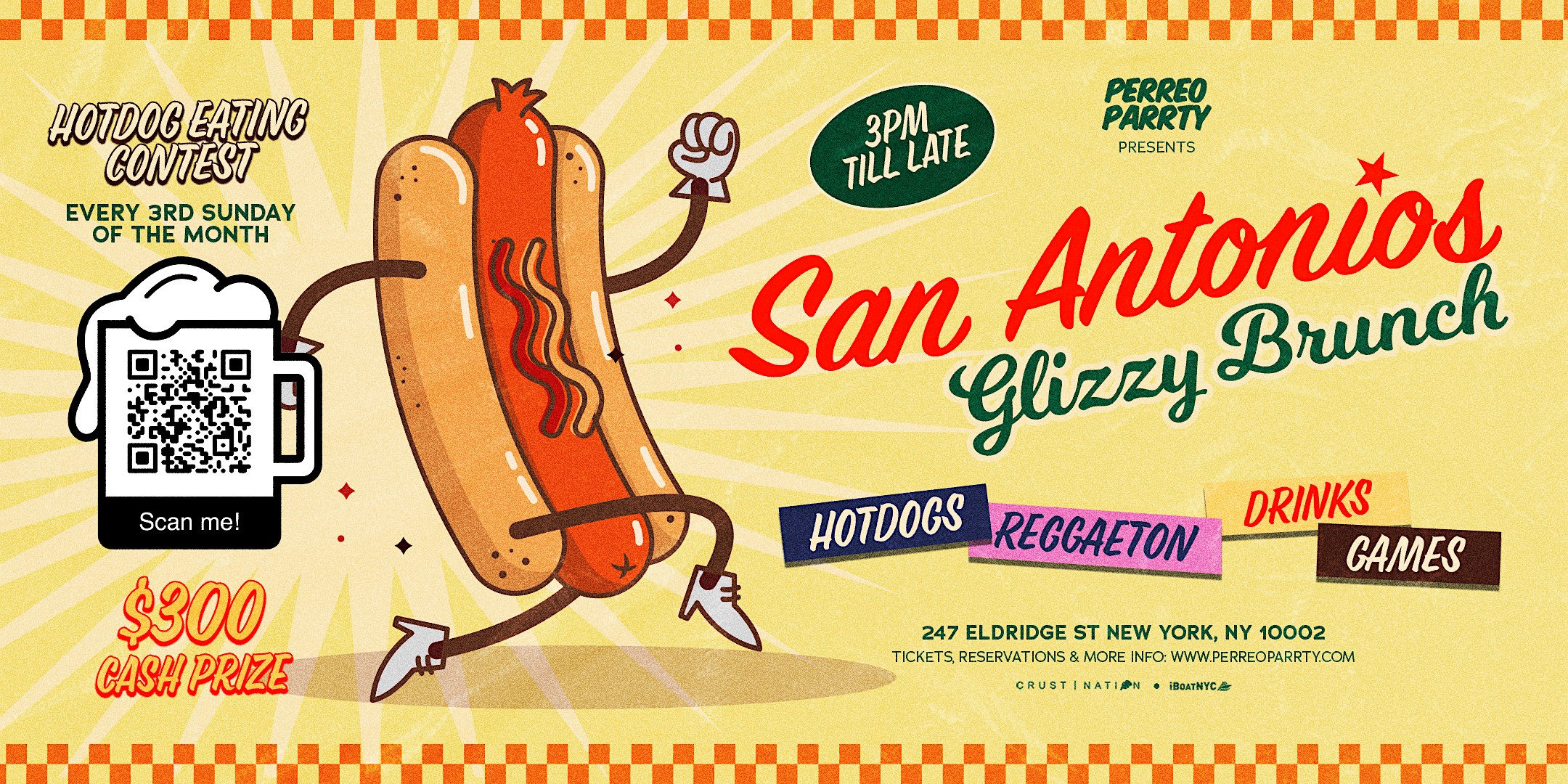 Glizzy Sundays at San Antonios NYC Bar - Free Hotdogs & Happy Hour & DJ