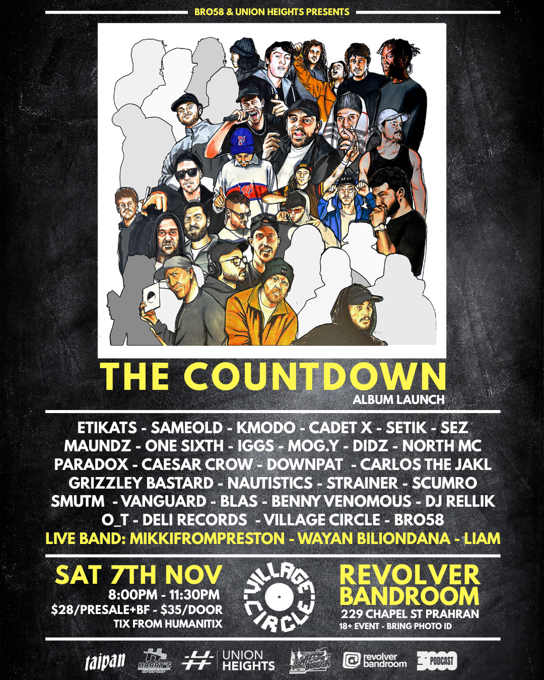 REVOLVER BANDROOM: BRO58 — THE COUNTDOWN ALBUM LAUNCH