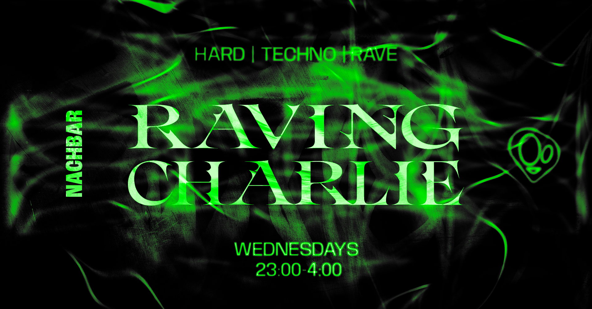 RAVING CHARLIE: Hard Techno / Rave w/ INSKYI / JH14 / MIKRYPT / PURE2