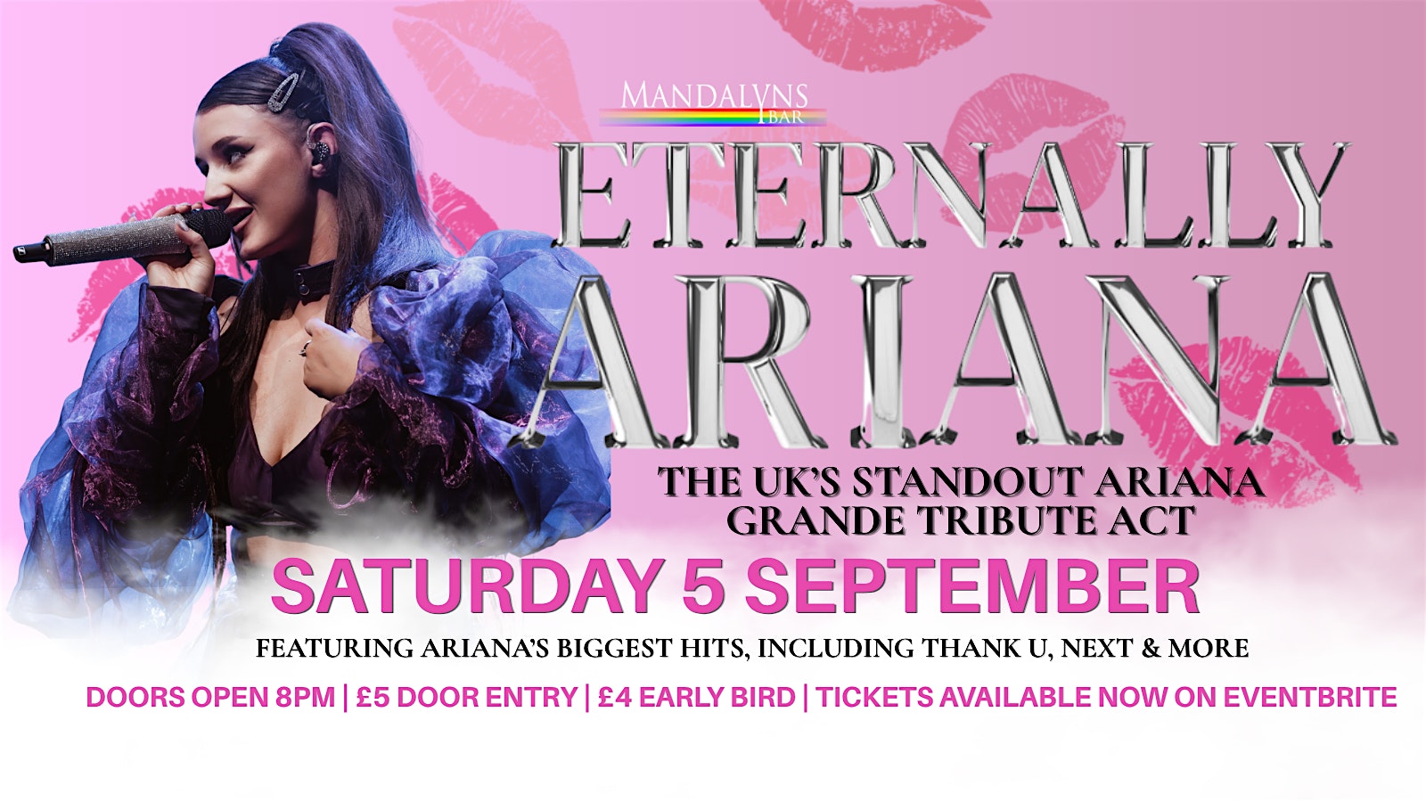 Ariana Grande Tribute Night at Mandalyns Bath