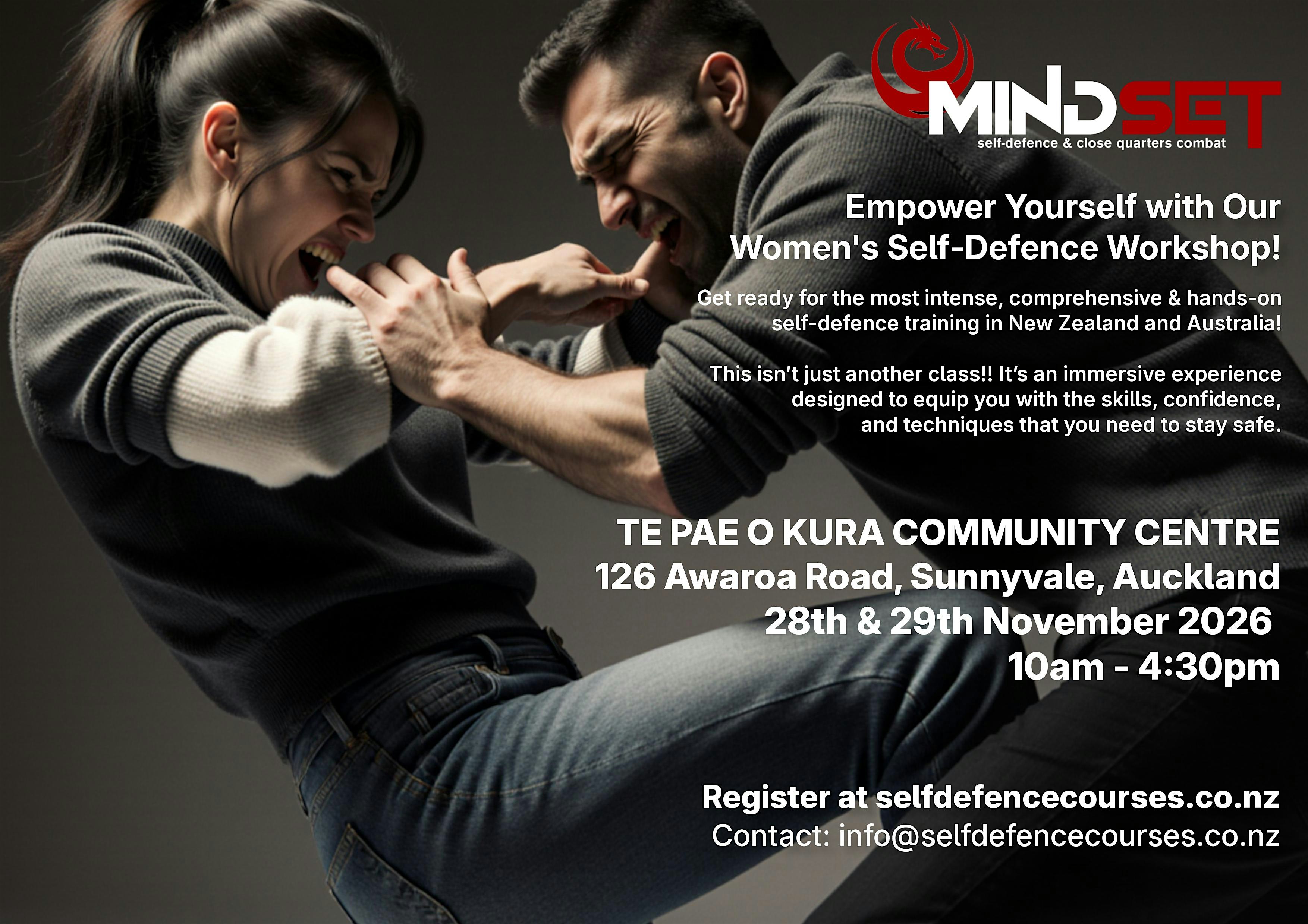 Women's MINDSET Weekend Self-Defence Workshop - West Auckland