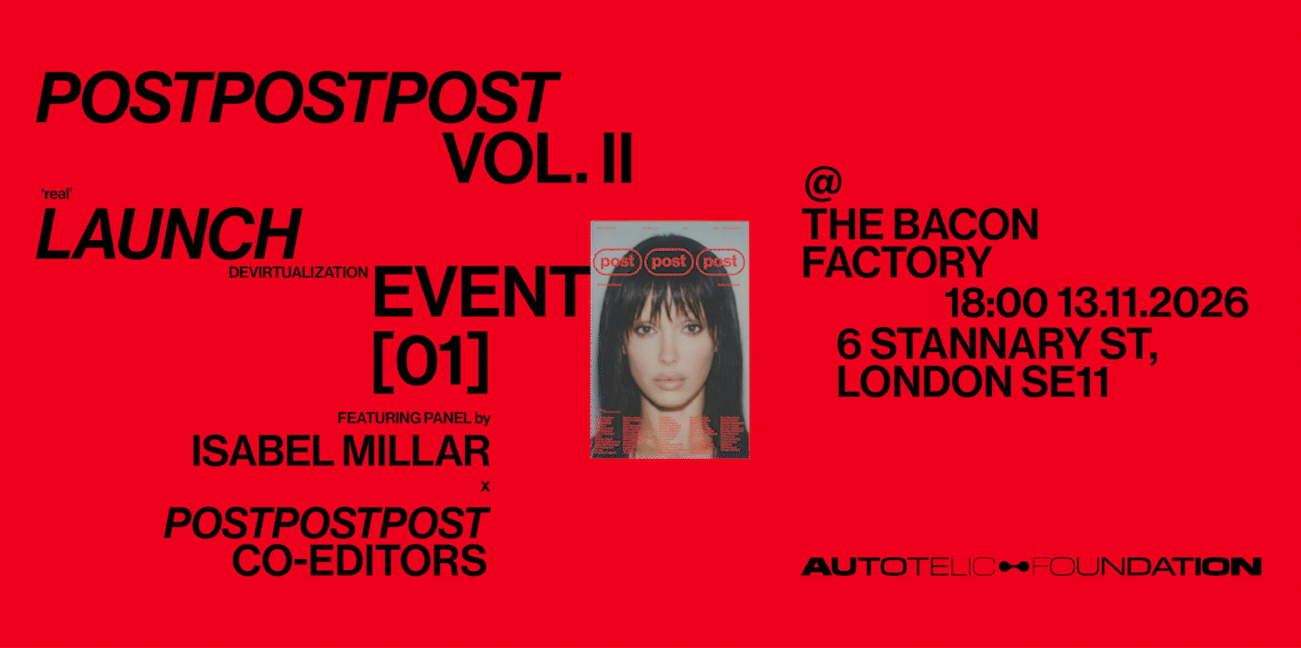 POSTPOSTPOST & Justin Urbach Launch Party