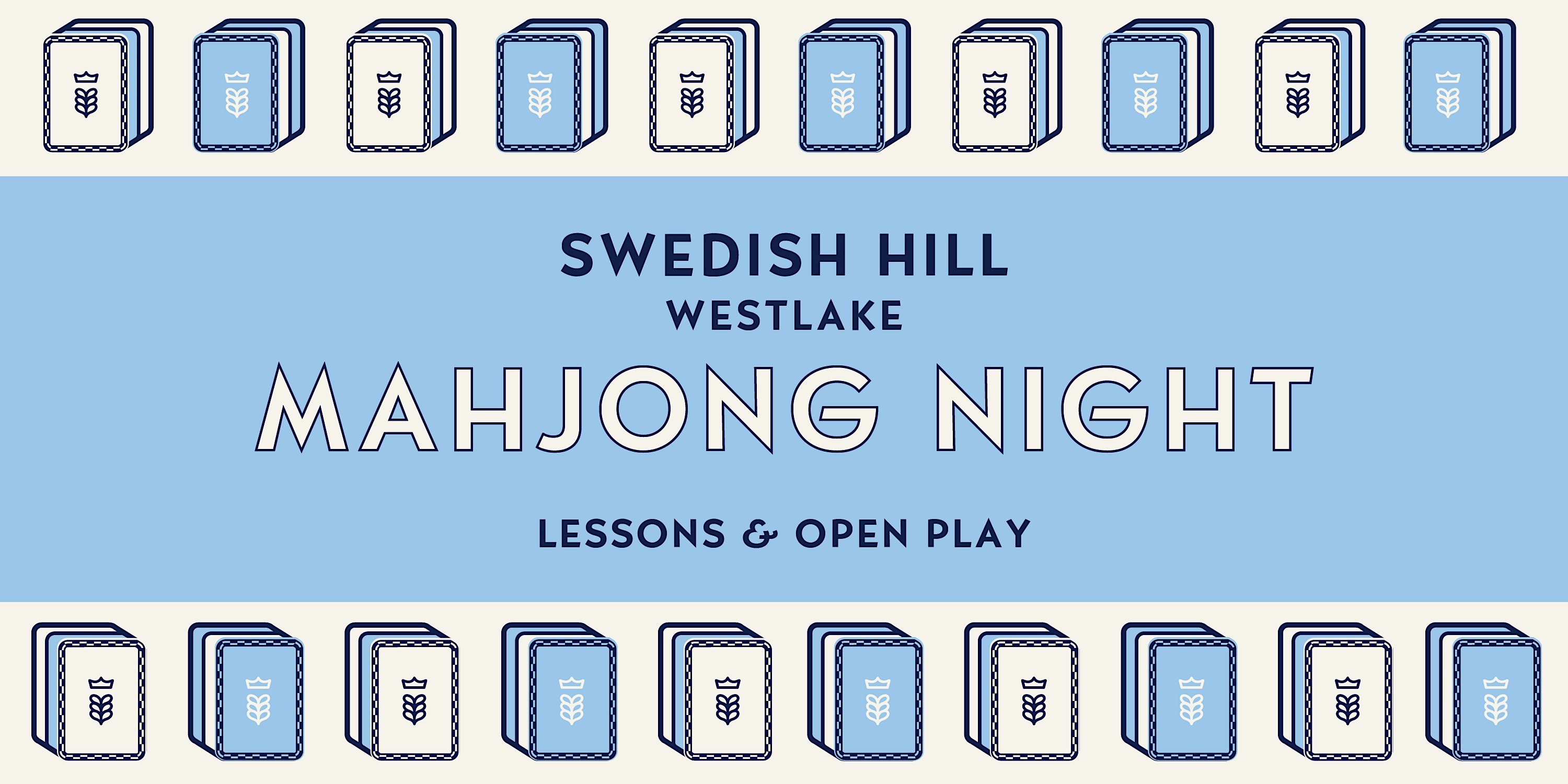Mahjong Night: Swedish Hill Westlake