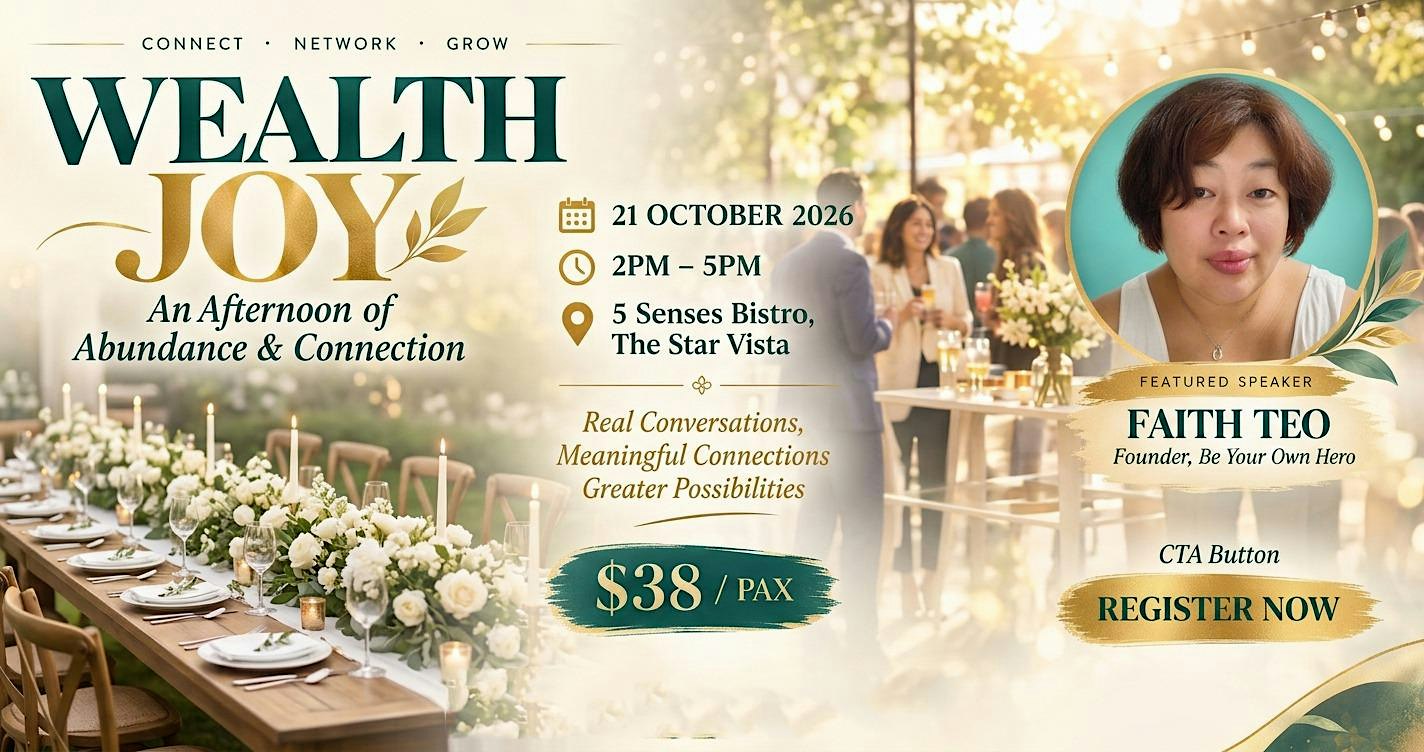 Wealth & Joy: An Afternoon of Abundance & Connection