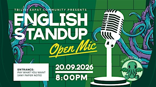 English StandUp Open Mic