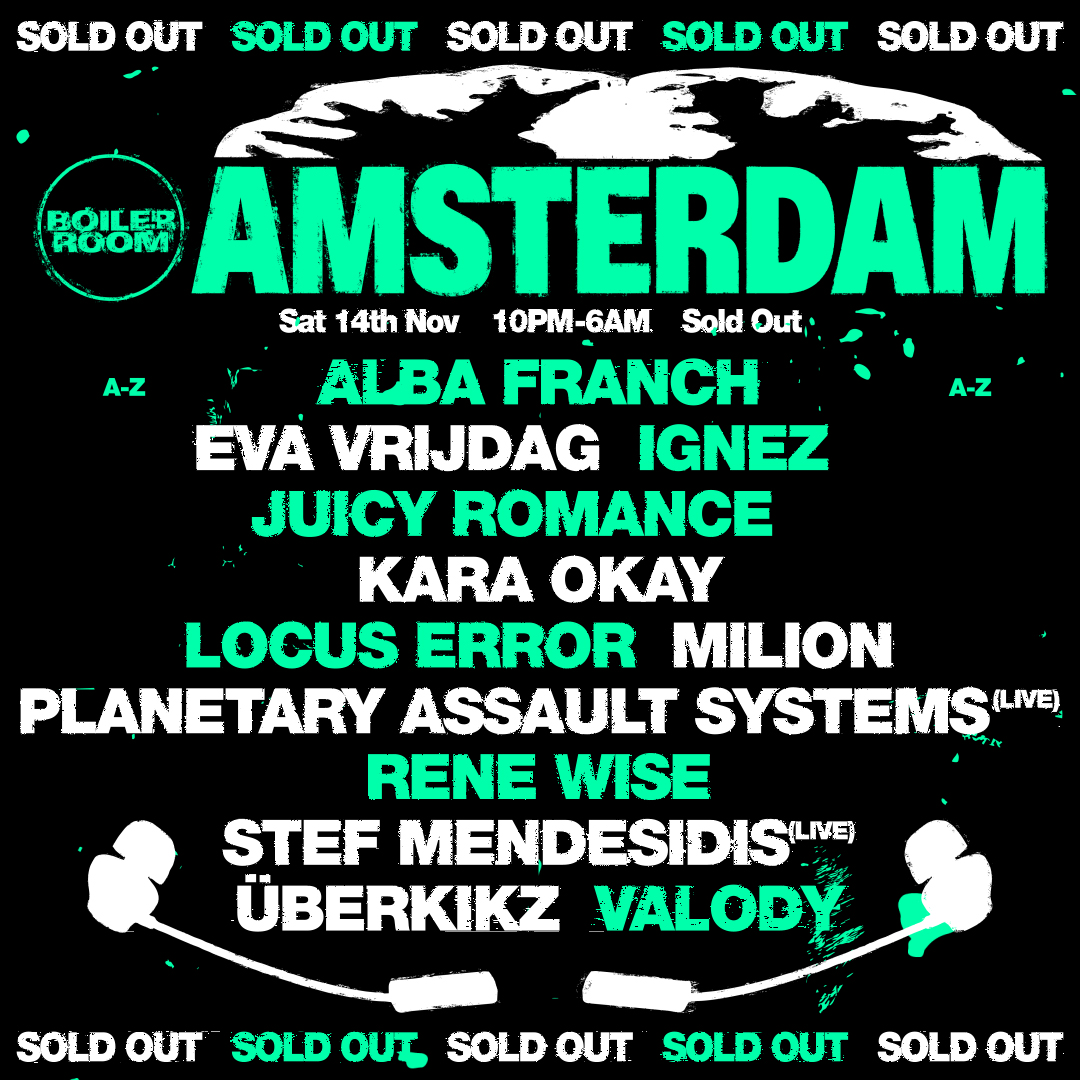 Boiler Room: Amsterdam | Saturday