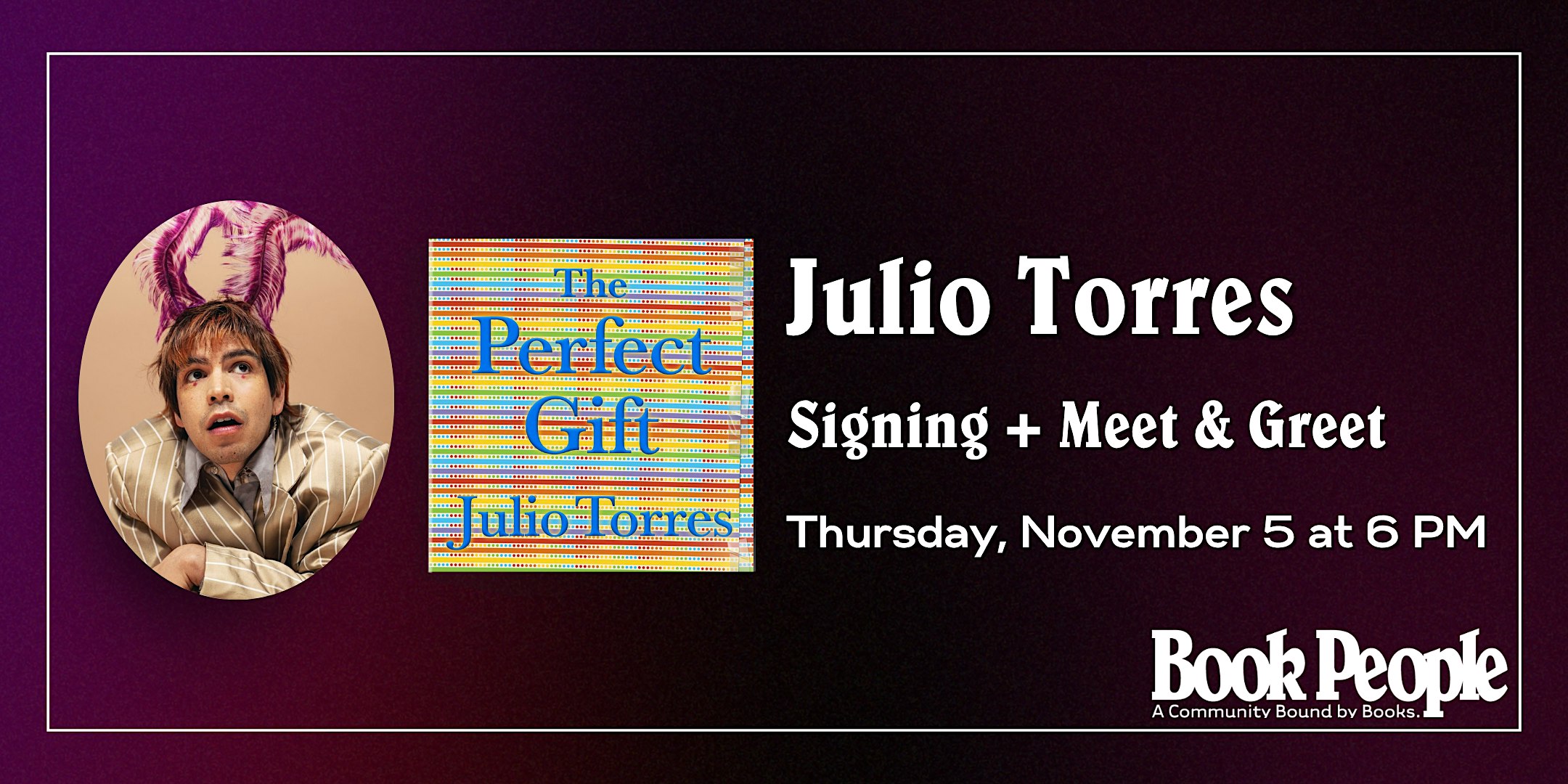 BookPeople Presents: Julio Torres - The Perfect Gift