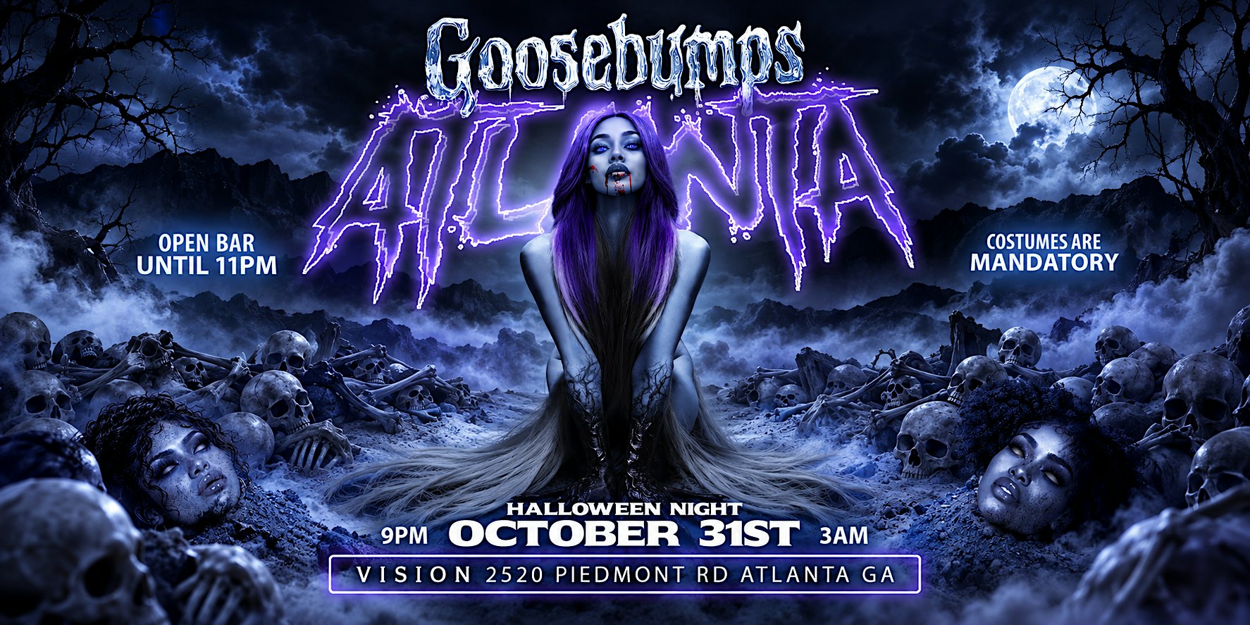 GOOSEBUMPS: ATL'S BIGGEST HALLOWEEN PARTY!