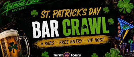 St Patricks Day Fremont Street BarCrawl
