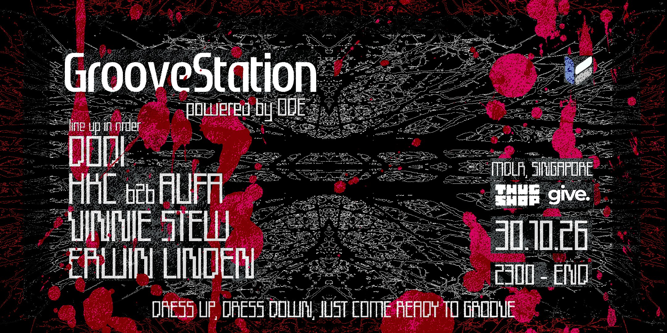 GIVE. X Thugshop presents - GrooveStation (Spooky Edition)