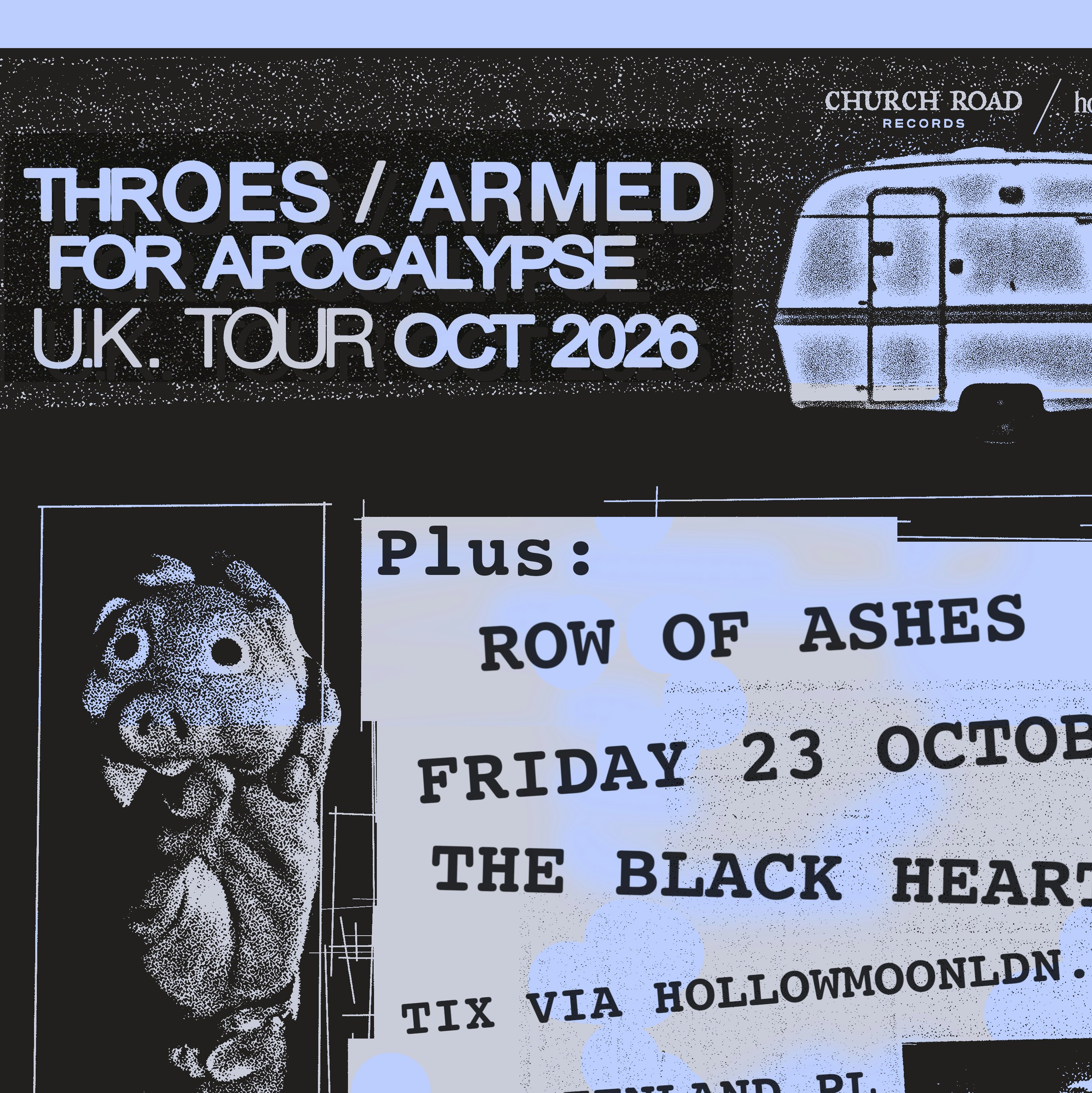 Throes / Armed For Apocalypse / Row Of Ashes
