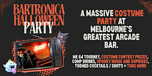 Bartronica Halloween Party: Melbourne gaming themed costume party