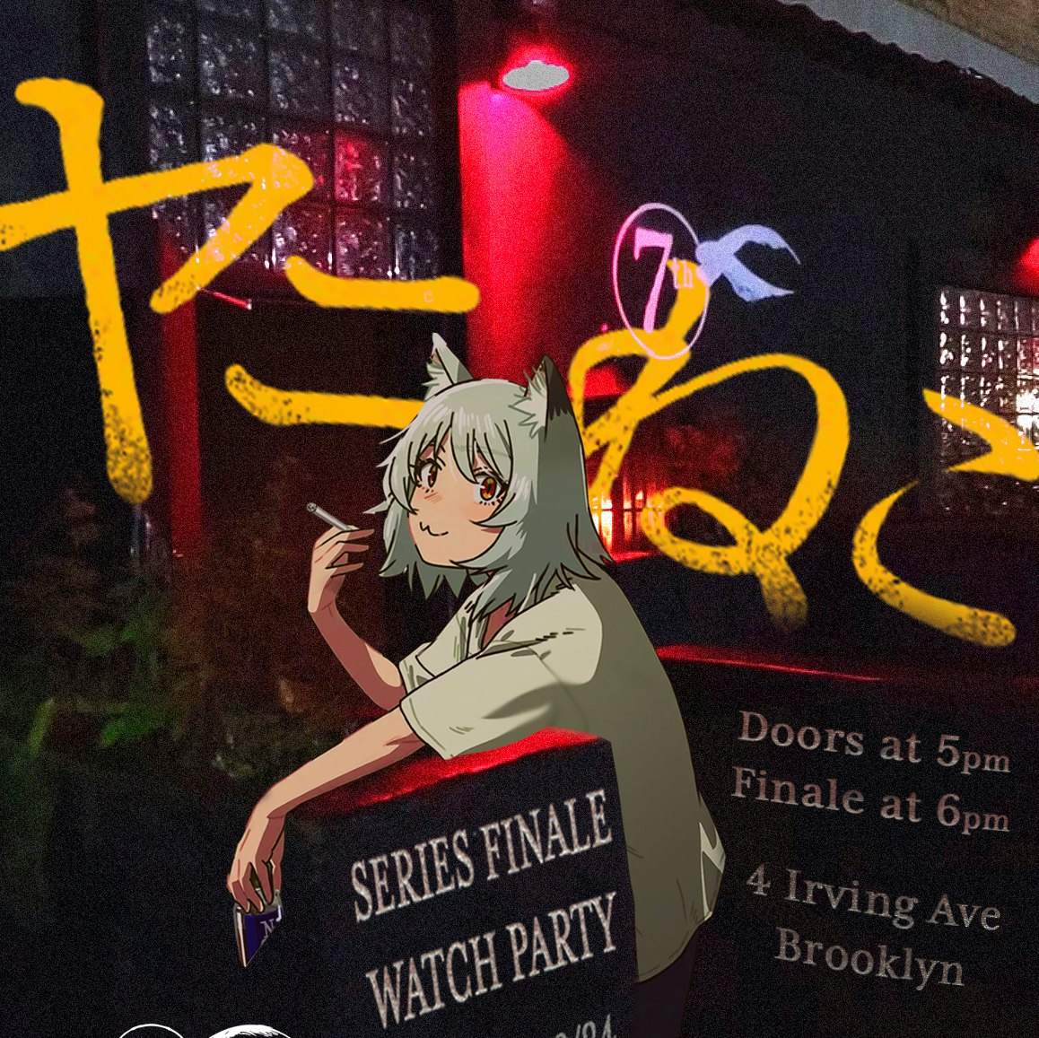 Chainsmoker Cat Series Finale Watch Party