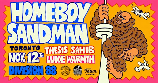 Homeboy Sandman w/ Thesis Sahib + Luke Warmth - TORONTO