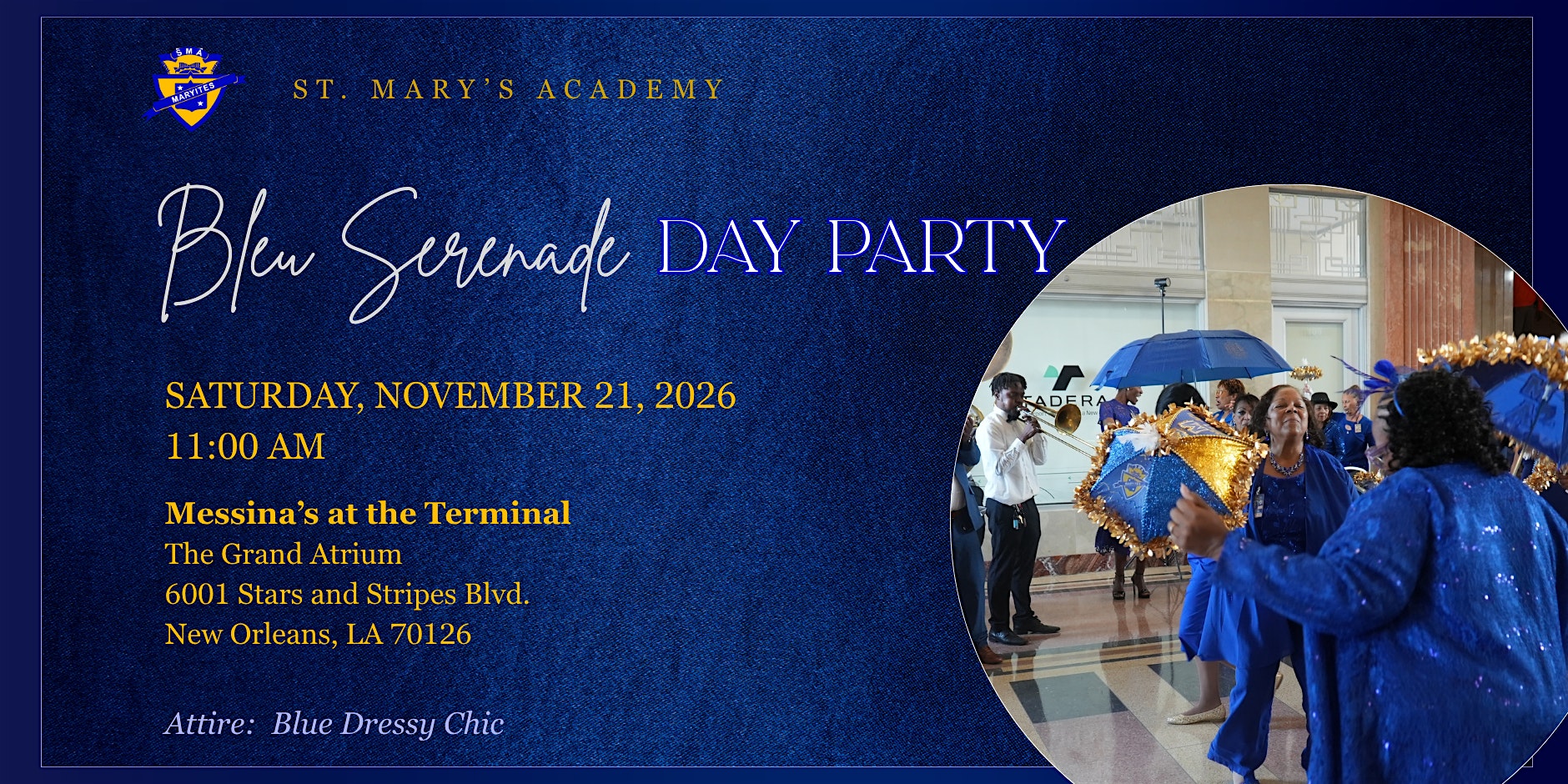 St. Mary's Academy Bleu Serenade Day Party