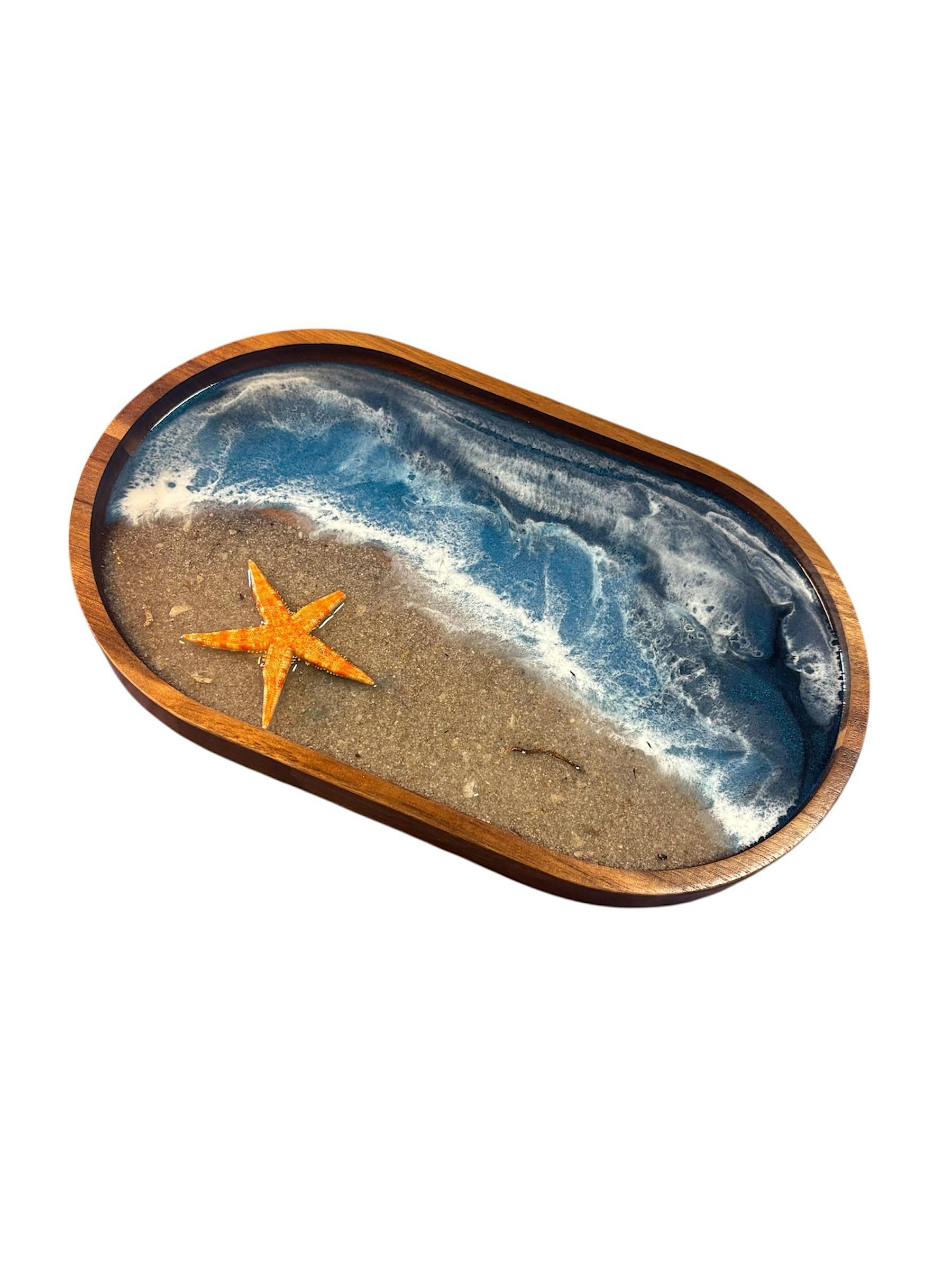 Gulf Coast Resin Wood Tray