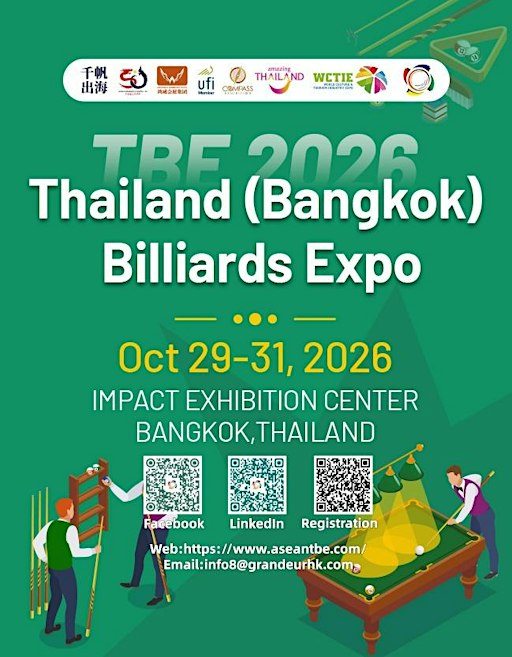 Thailand (Bangkok) Billiards Expo 2026