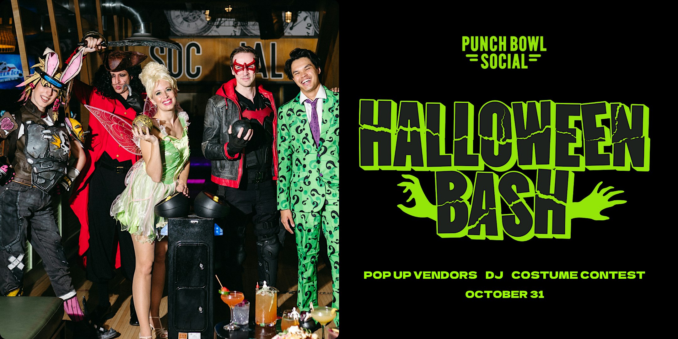 Atlanta, GA - Halloween Bash @ Punch Bowl Social