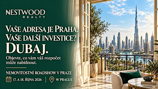Vaše další investice? Dubaj. | Realitní roadshow v Praze | 17.–18. října