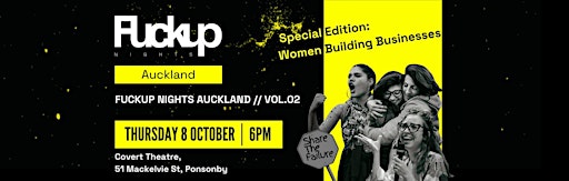 Fuckup Nights Auckland // Vol. 02