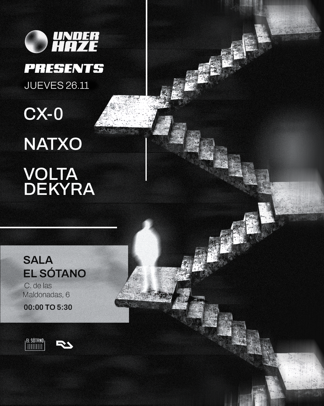 UNDER HAZE: CX-0, Natxo, VOLTA DEKYRA