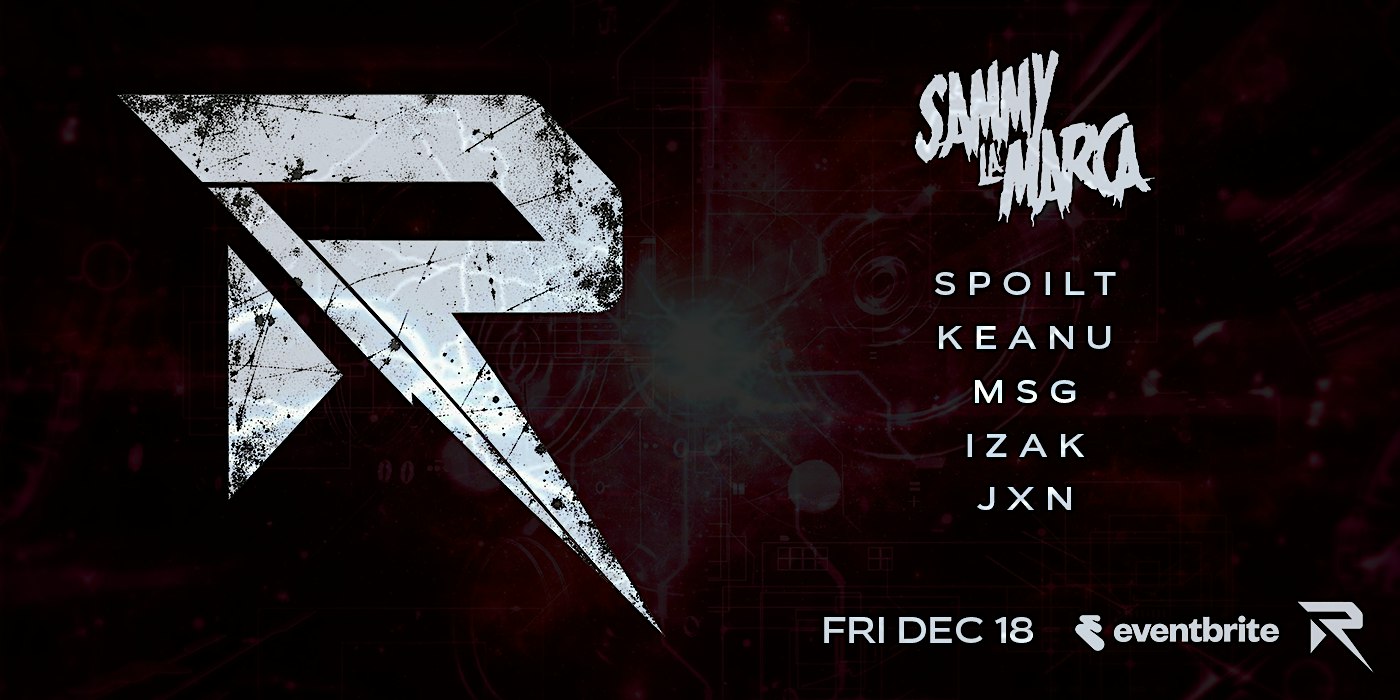 RPM ARENA |  SAMMY LA MARCA HEADLINING | FRIDAY 18TH DEC