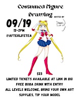 Sailor Moon Costumed Life Drawing @afterlifeteaandbobaroom