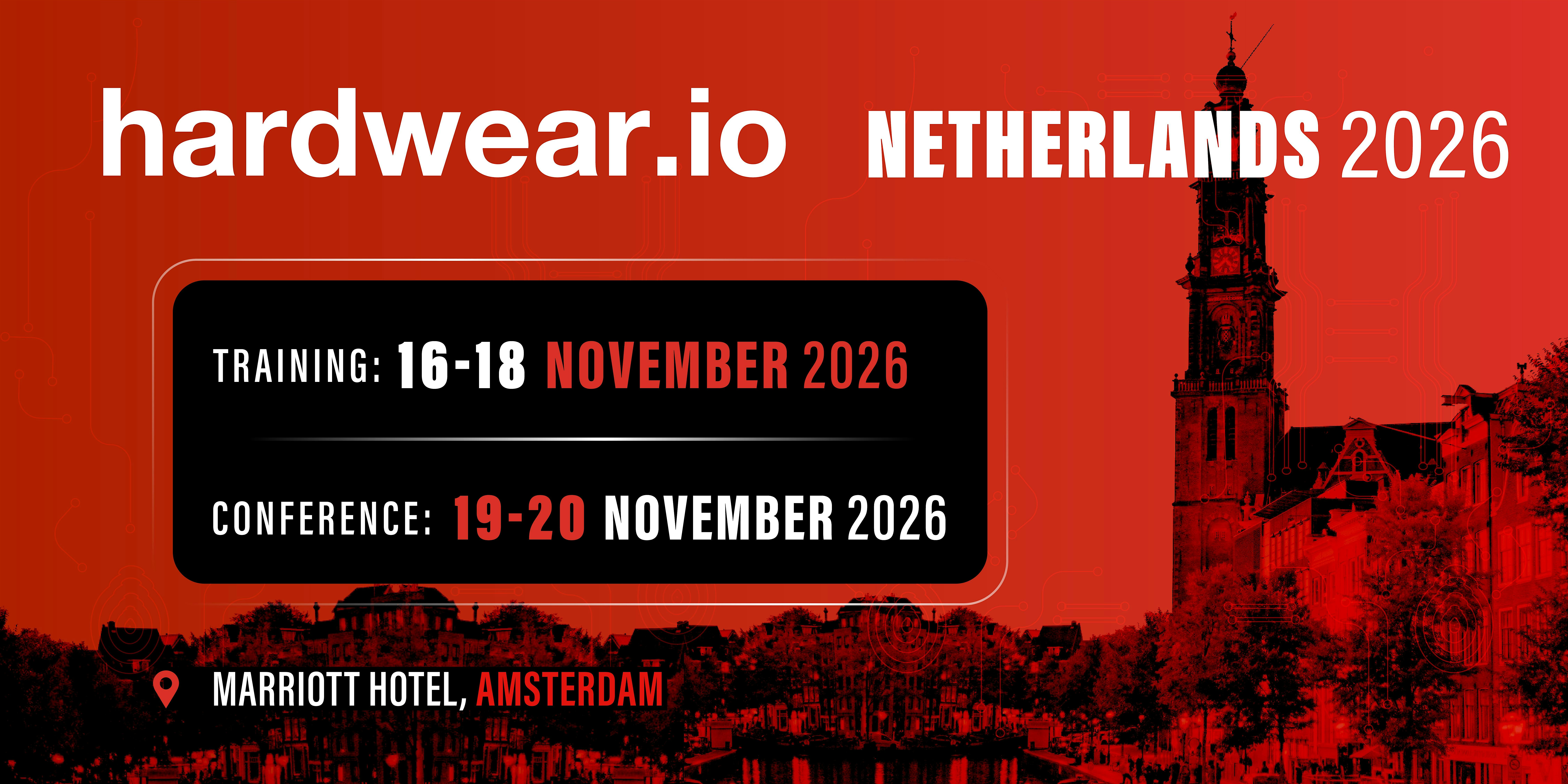 Hardwear.io Security Conference & Training, NL 2026